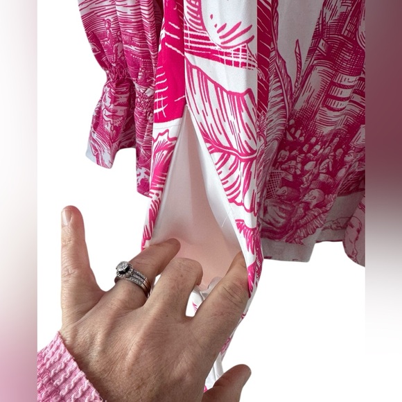 Bahari Bahamas - Off The Shoulder Tunic Dress - 2XL Roomy, A-Line Silhouette - Picture 7 of 9